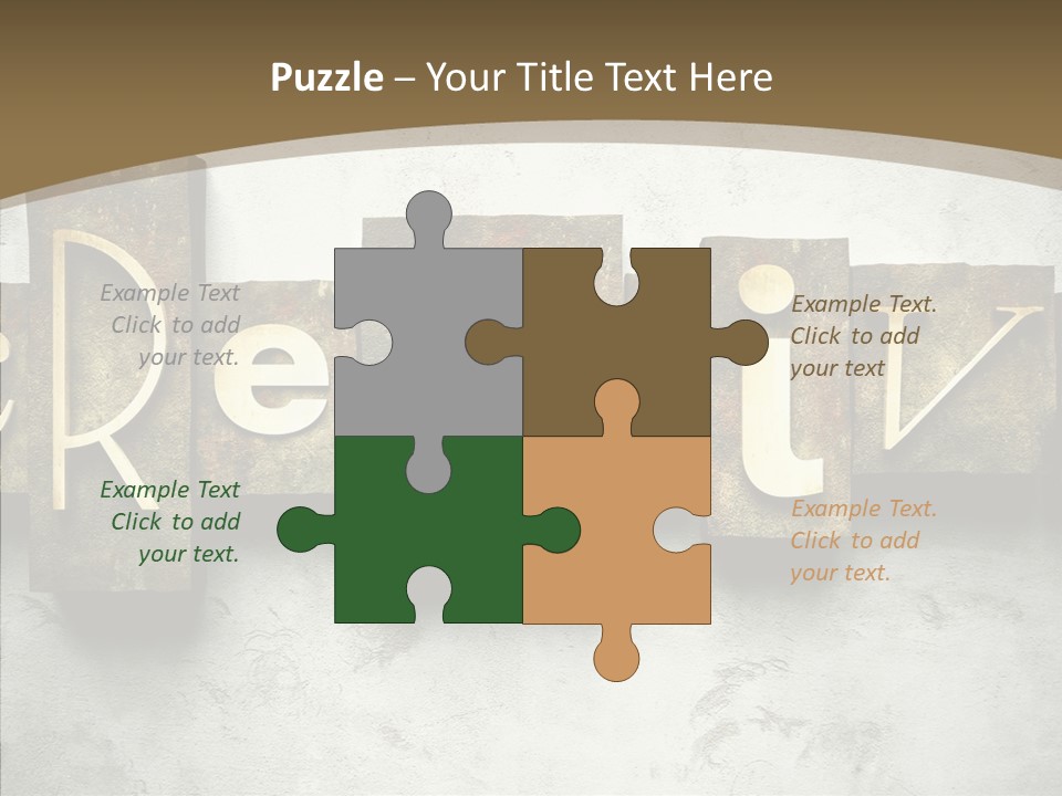Traditional Type Word PowerPoint Template