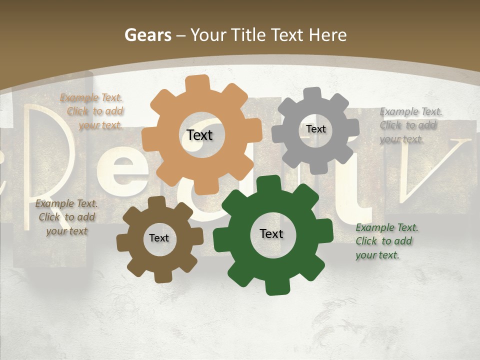 Traditional Type Word PowerPoint Template