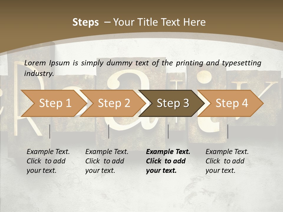 Traditional Type Word PowerPoint Template