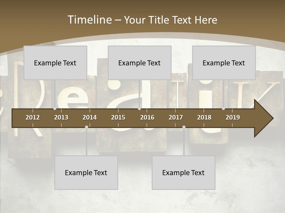 Traditional Type Word PowerPoint Template