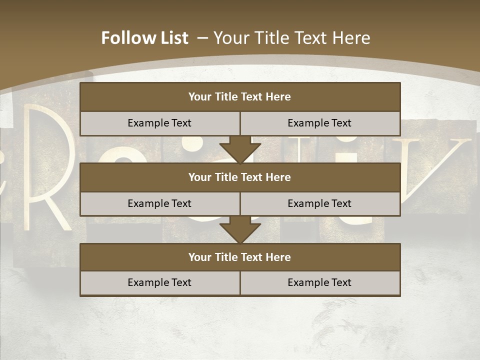 Traditional Type Word PowerPoint Template