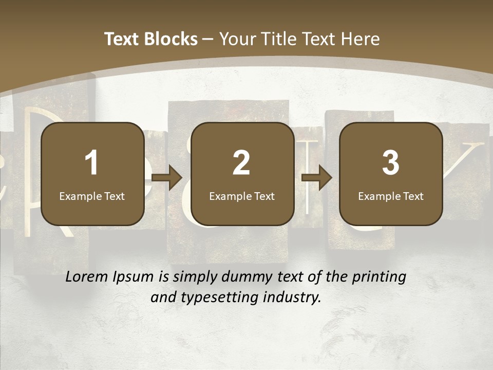 Traditional Type Word PowerPoint Template