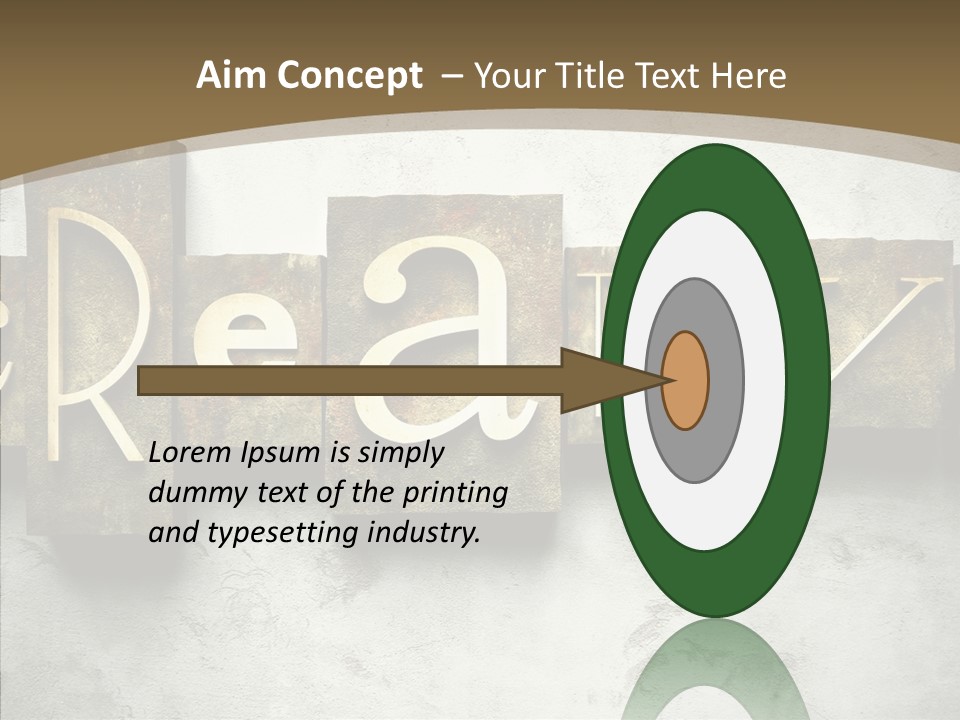 Traditional Type Word PowerPoint Template