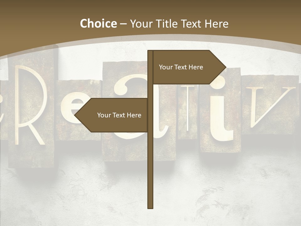Traditional Type Word PowerPoint Template