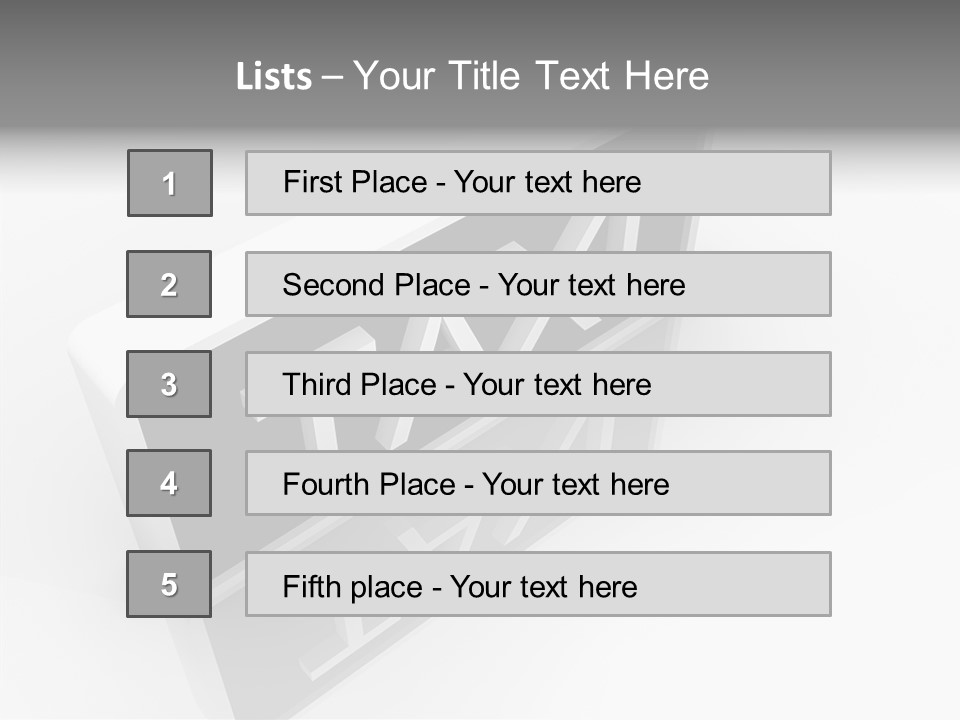 Design Render Reflection PowerPoint Template