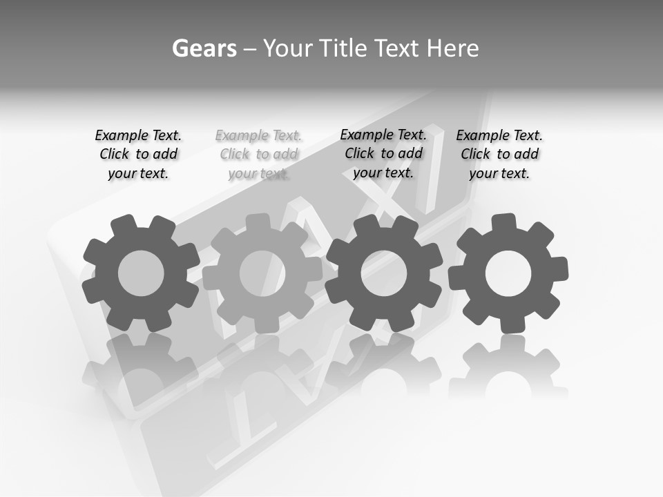 Design Render Reflection PowerPoint Template