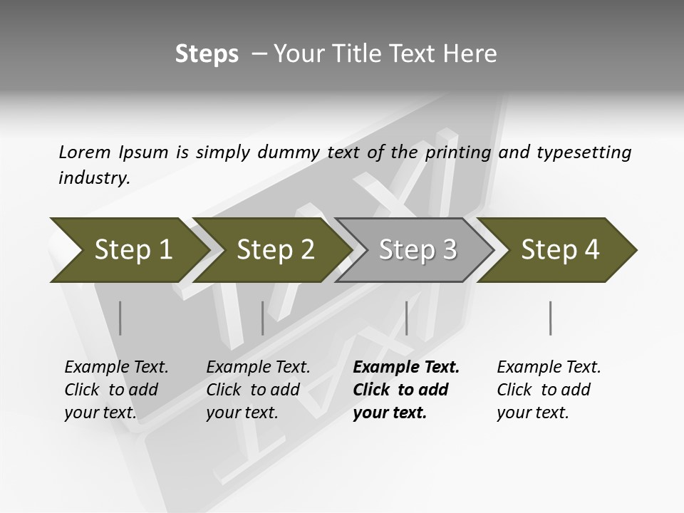 Design Render Reflection PowerPoint Template