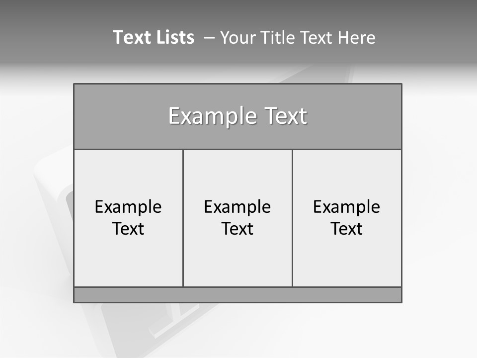 Design Render Reflection PowerPoint Template