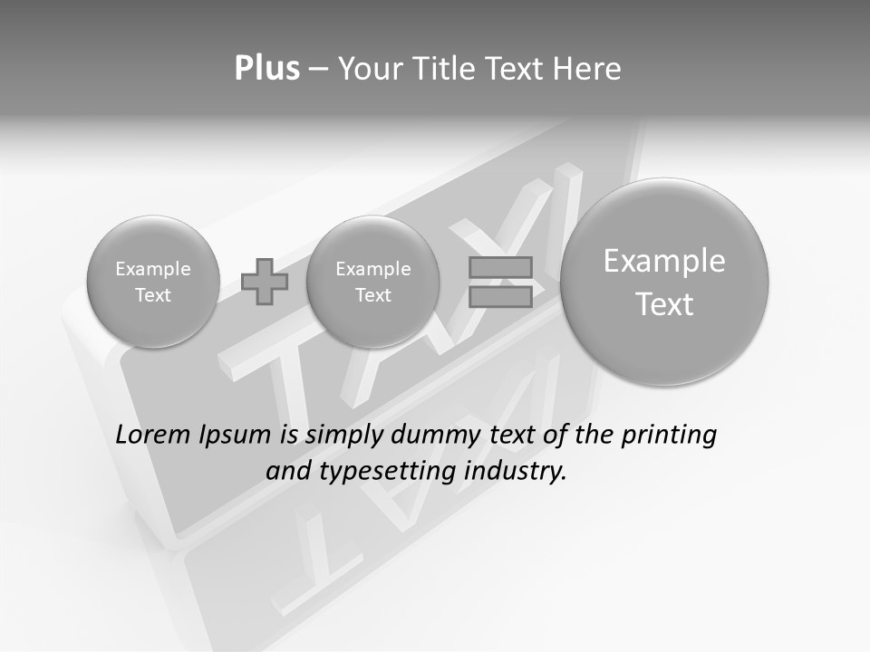 Design Render Reflection PowerPoint Template