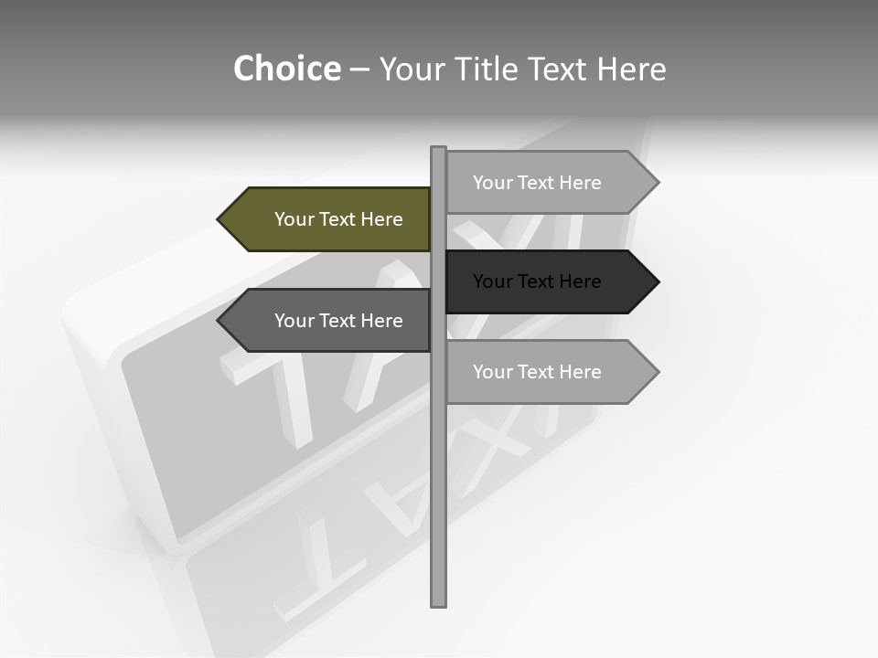 Design Render Reflection PowerPoint Template
