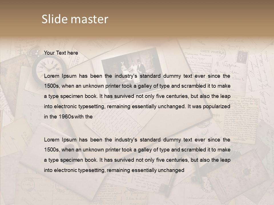 Couple Woman Ancient PowerPoint Template