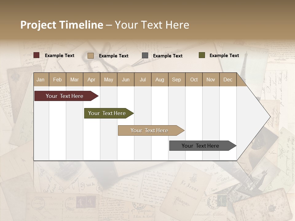 Shabby Paris Paper PowerPoint Template