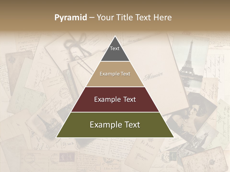 Shabby Paris Paper PowerPoint Template