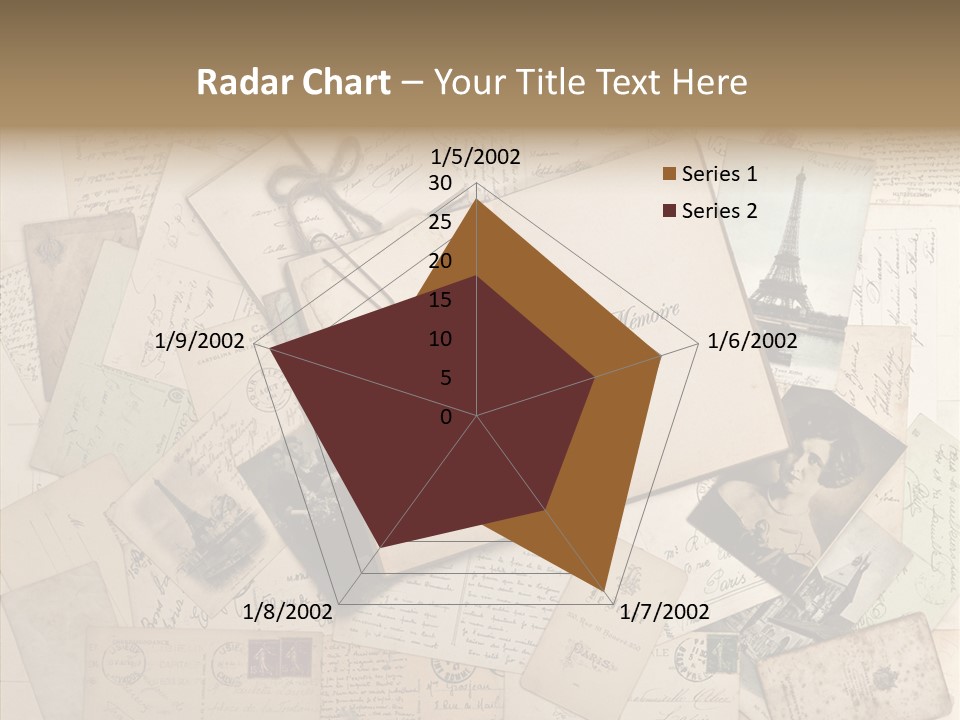 Shabby Paris Paper PowerPoint Template