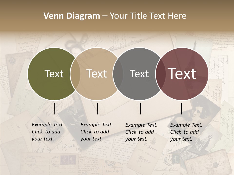 Shabby Paris Paper PowerPoint Template