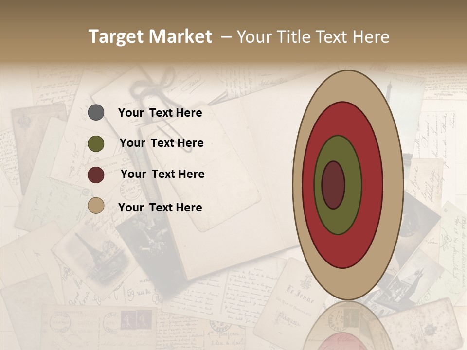 Shabby Paris Paper PowerPoint Template