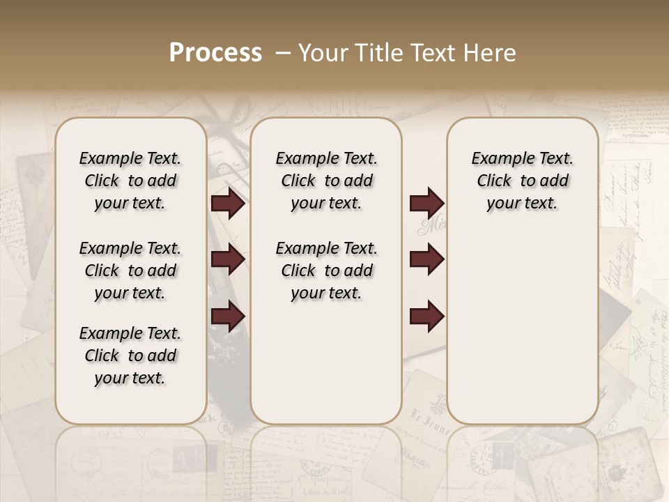 Shabby Paris Paper PowerPoint Template
