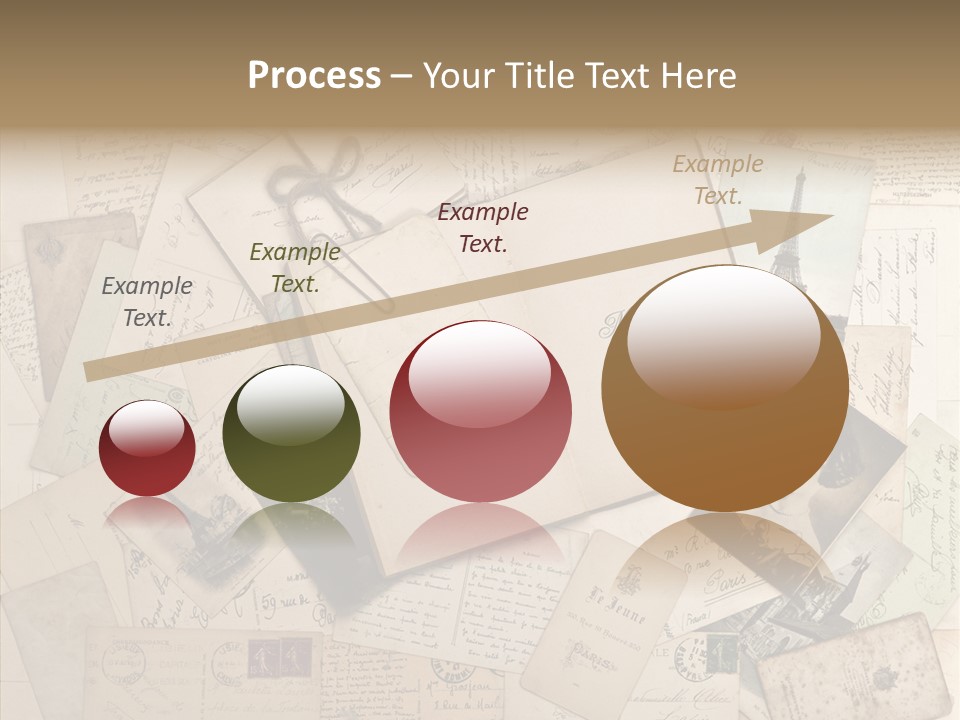 Shabby Paris Paper PowerPoint Template