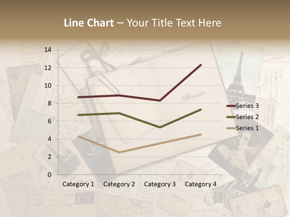 Shabby Paris Paper PowerPoint Template
