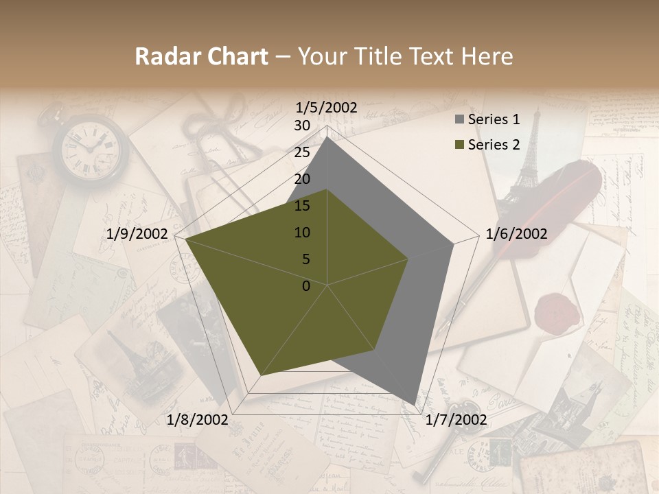 Blank Handwriting France PowerPoint Template