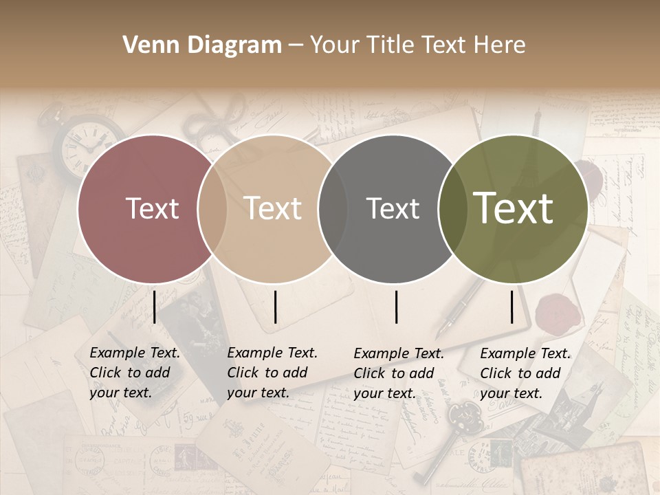 Blank Handwriting France PowerPoint Template