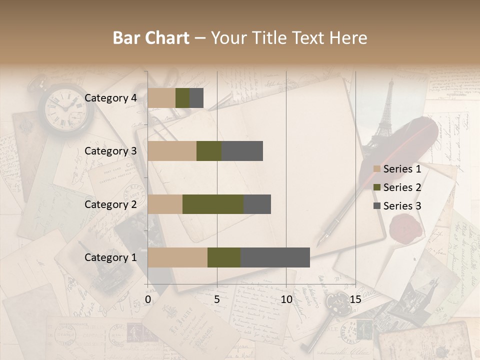 Blank Handwriting France PowerPoint Template