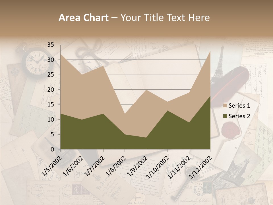 Blank Handwriting France PowerPoint Template