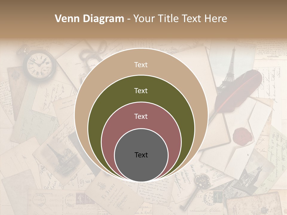 Blank Handwriting France PowerPoint Template