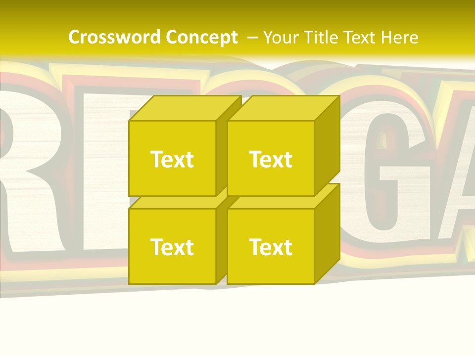 White Isolated On White Reggae Music PowerPoint Template