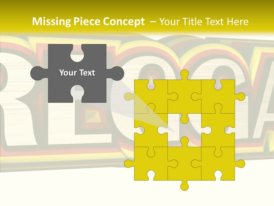 White Isolated On White Reggae Music PowerPoint Template