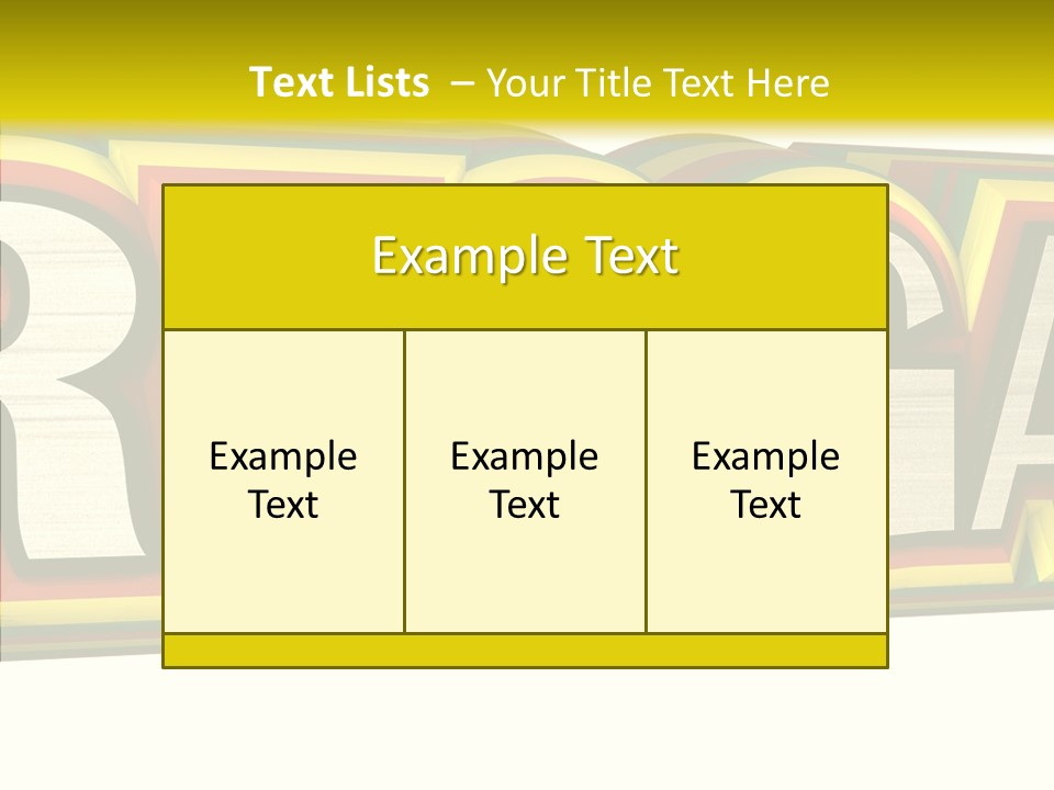 White Isolated On White Reggae Music PowerPoint Template