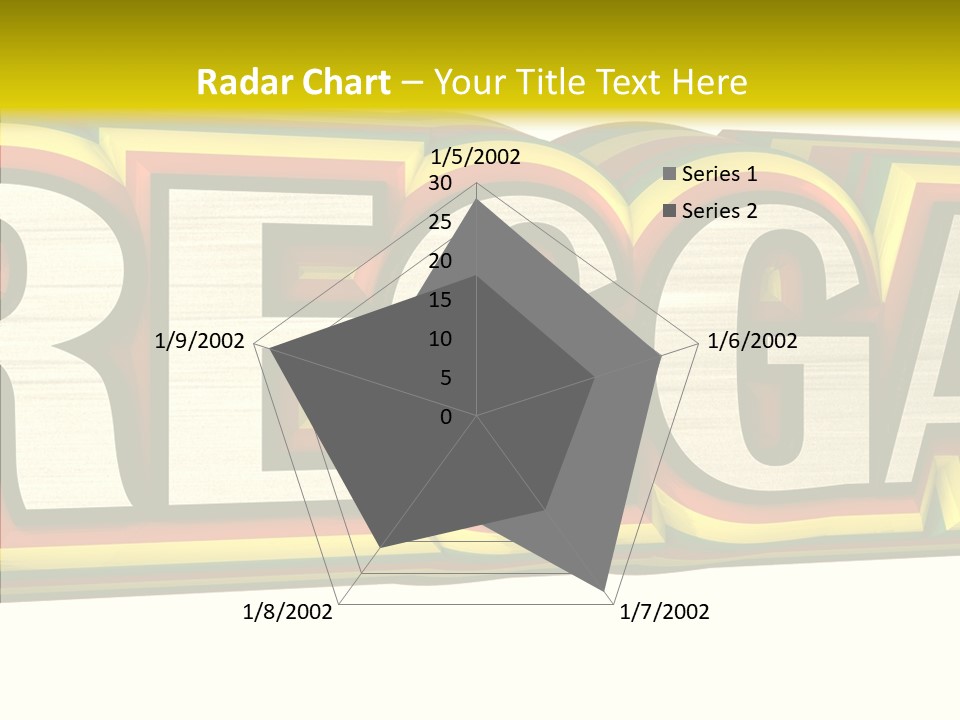 White Isolated On White Reggae Music PowerPoint Template