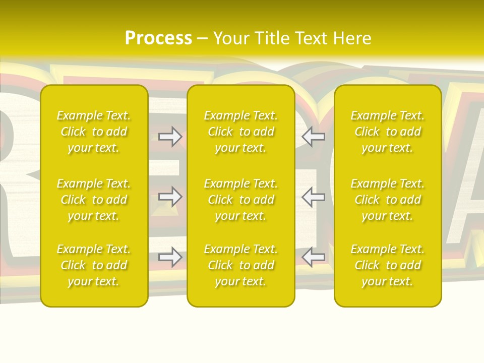 White Isolated On White Reggae Music PowerPoint Template