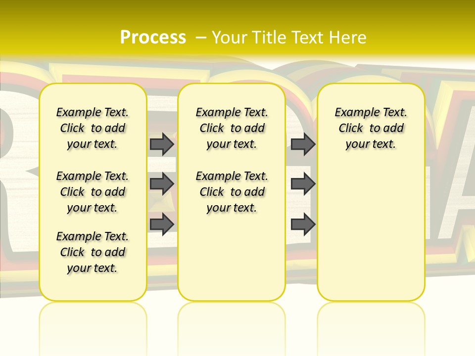 White Isolated On White Reggae Music PowerPoint Template