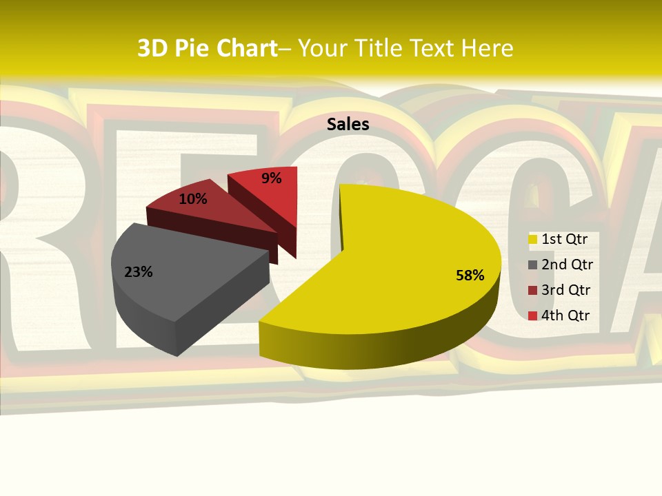 White Isolated On White Reggae Music PowerPoint Template