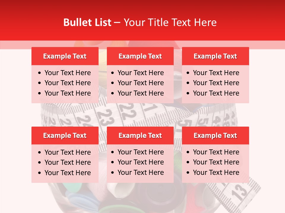 Craft Fastener Sewing PowerPoint Template