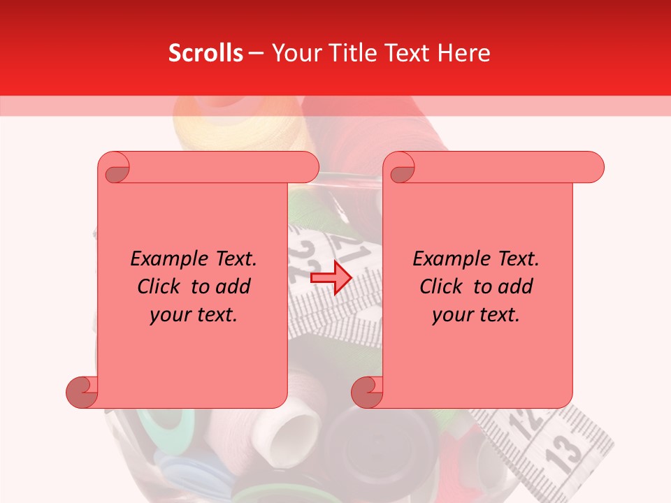 Craft Fastener Sewing PowerPoint Template