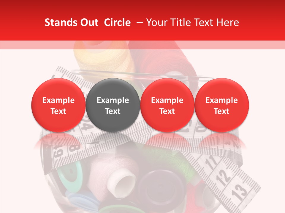 Craft Fastener Sewing PowerPoint Template