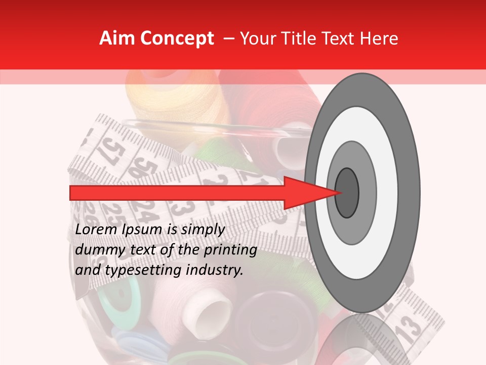 Craft Fastener Sewing PowerPoint Template