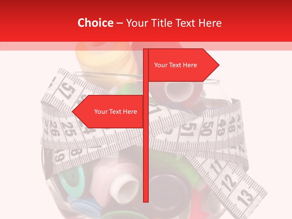 Craft Fastener Sewing PowerPoint Template