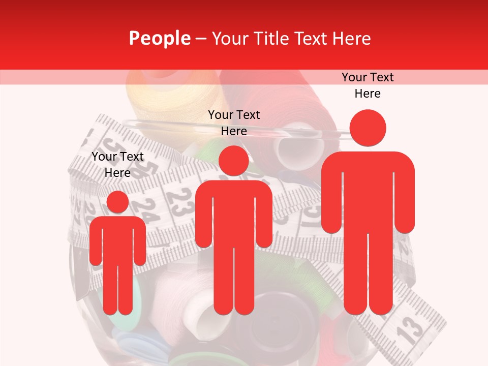 Craft Fastener Sewing PowerPoint Template