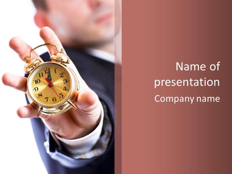 Minutes Person Time Out PowerPoint Template