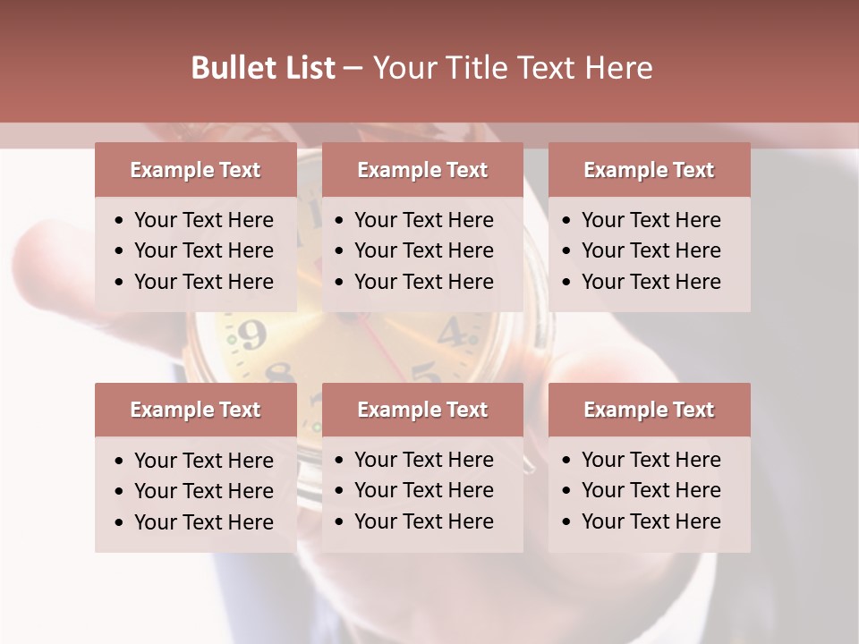 Minutes Person Time Out PowerPoint Template
