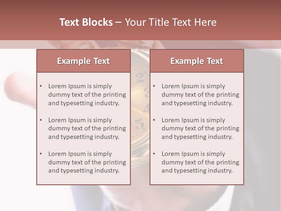 Minutes Person Time Out PowerPoint Template