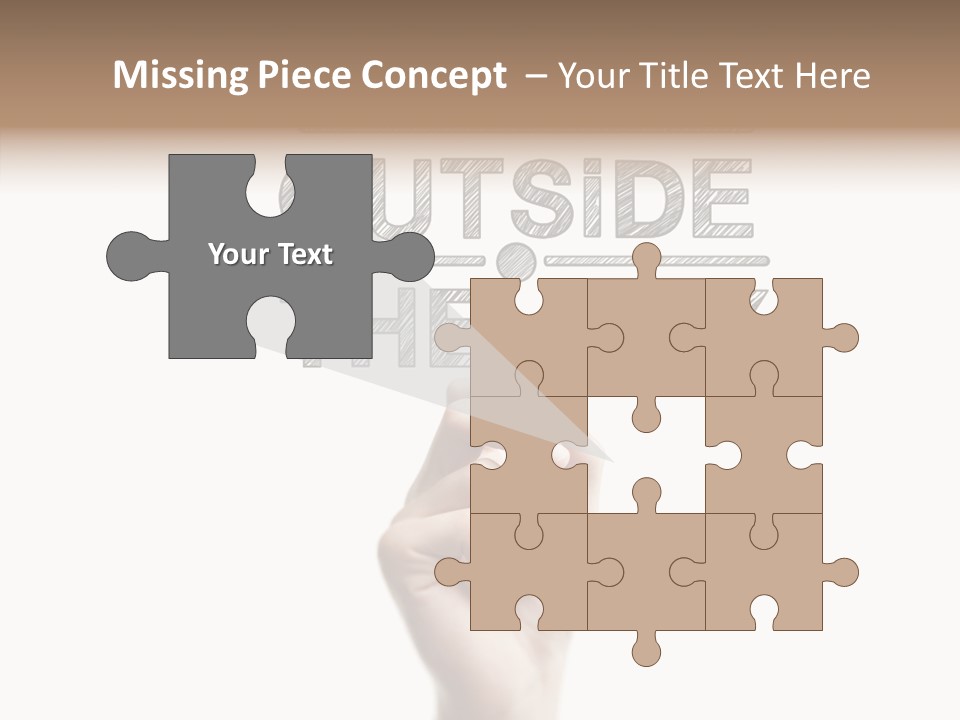 Word Education Isolated PowerPoint Template