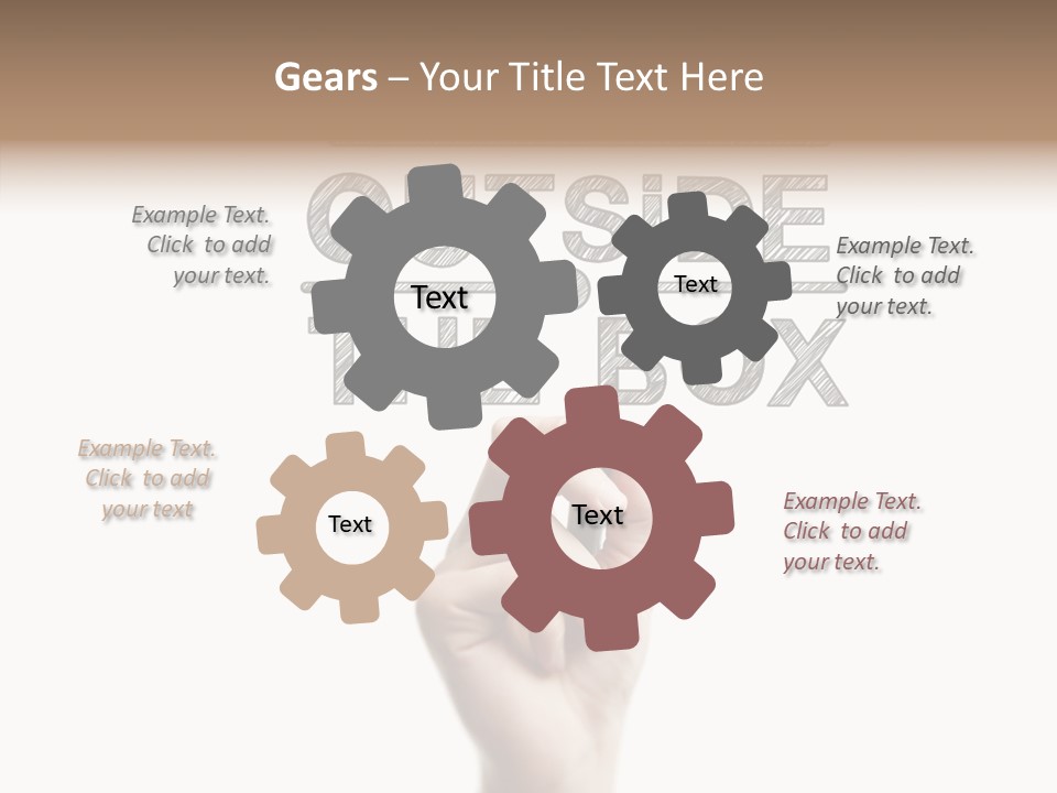 Word Education Isolated PowerPoint Template