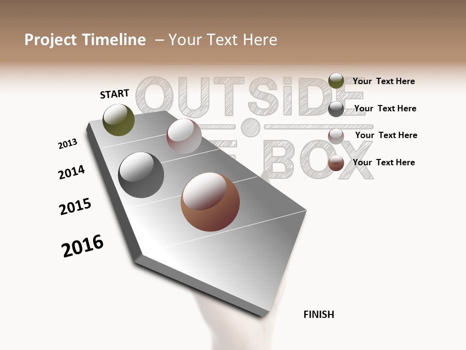 Word Education Isolated PowerPoint Template