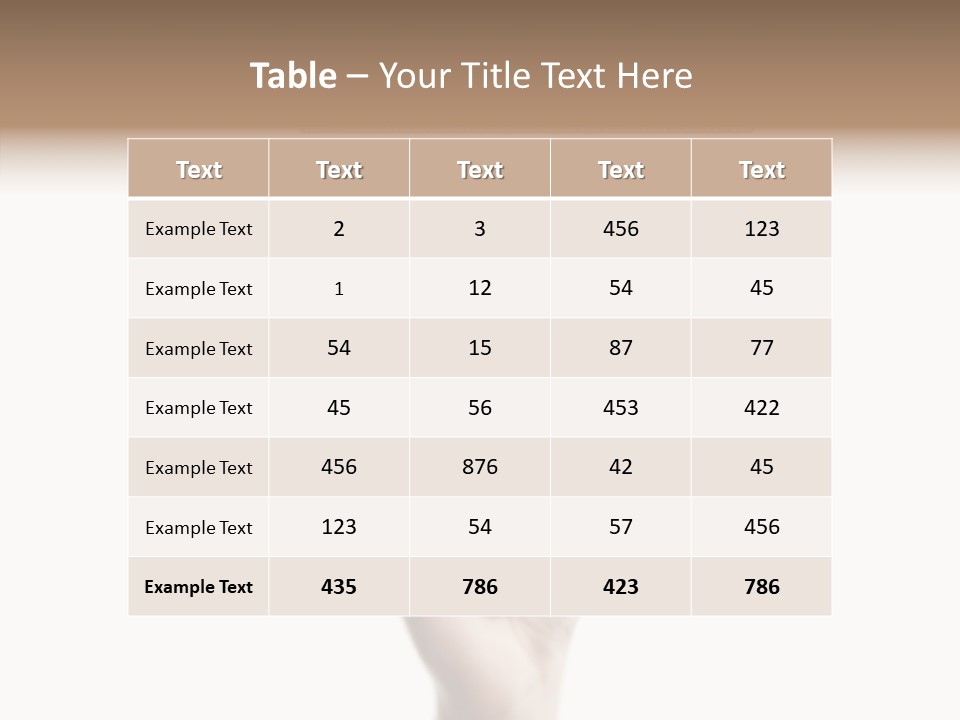 Word Education Isolated PowerPoint Template