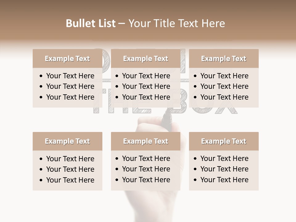 Word Education Isolated PowerPoint Template