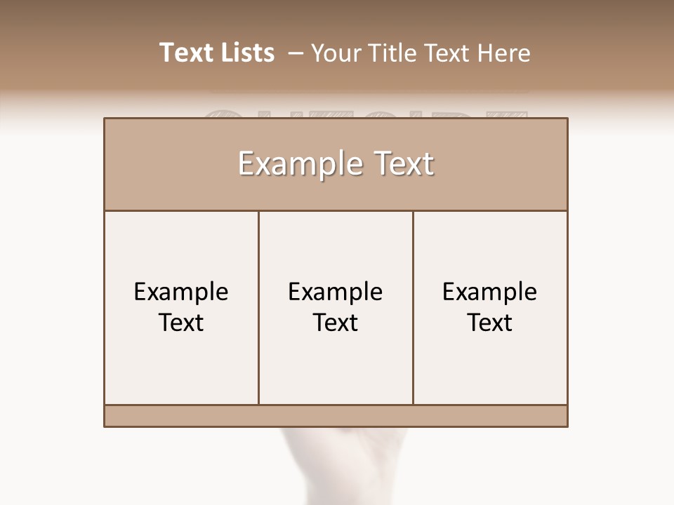 Word Education Isolated PowerPoint Template